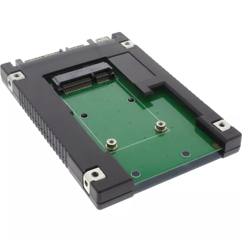 InLine Drive Adapter 2.5 inch SATA to mSATA SSD 76620B Melns