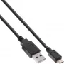 InLine Micro USB 2.0 ātrās uzlādes kabelis USB Type A spraudnis / Micro-B spraudnis, 2m