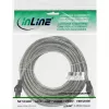 InLine komutācijas kabelis SF/UTP Cat.5e caurspīdīgs 7.5m, 7.5 m, Cat5e, SF/UTP (S-FTP), RJ-45, RJ-45, Caurspīdīgs
