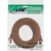InLine komutācijas kabelis S/FTP PiMF Cat.6 250MHz PVC varš brūns 15m