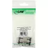 InLine Fiber Optical Metal Adapter Duplex SC/SC MM Ceramic Sleeve with Flange