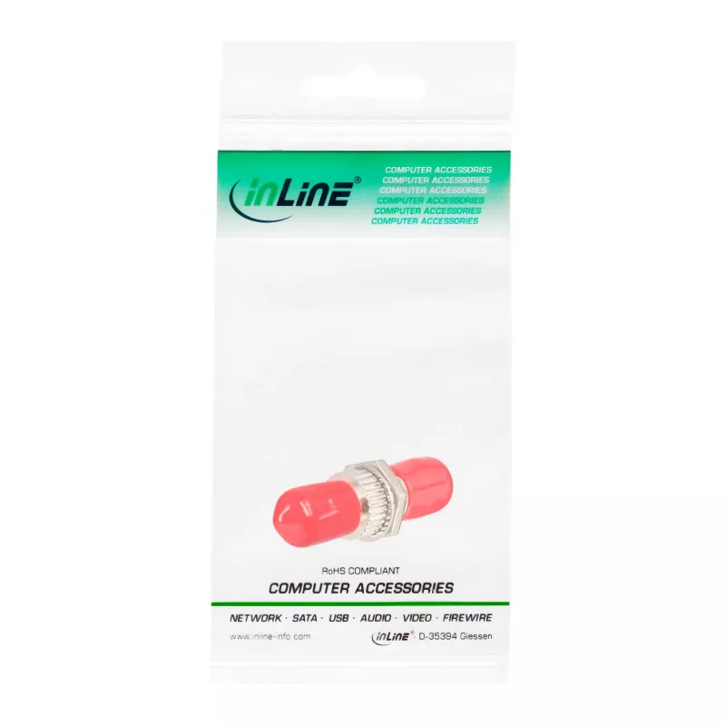 InLine Fiber Optical savienotājs Simplex ST/ST daudzmodu metāla uzmava 89990B