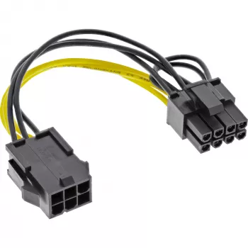 InLine iekšējais strāvas adapteris 6 pin / 8 pin PCIe PCI-Express videokartēm
