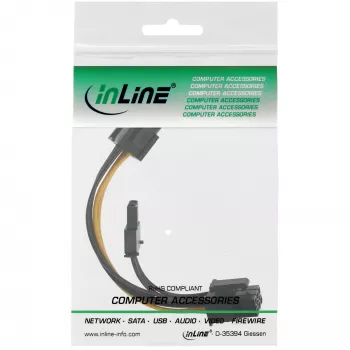 InLine iekšējais strāvas adapteris 6 pin / 8 pin PCIe PCI-Express videokartēm