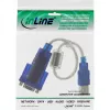 USB uz Sub-D 9 kontaktu seriālais adaptera kabelis Premium InLine 33304D