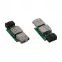 InLine USB 2.0 adapteris, iekšējs, 2x USB-A ligzda uz mātesplates savienotāju, 33440I