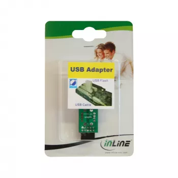 InLine USB 2.0 adapteris, iekšējs, 2x USB-A ligzda uz mātesplates savienotāju, 33440I