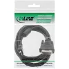 InLine HDMI-DVI kabelis 19 kontaktu vīrišķais / 18+1 vīrišķais + ferīta filtrs melns 3m
