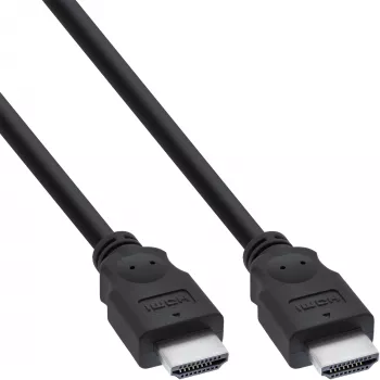 HDMI kabelis High Speed InLine 17601E 1m vīr./vīr. melns