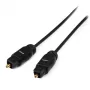 StarTech.com 15 pēdu plāns Toslink digitālais optiskais SPDIF audio kabelis