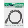 InLine DisplayPort–HDMI pārveidotāja kabelis, melns, 10 m