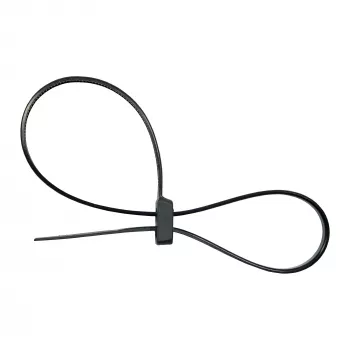 Kabeļu saites InLine montējamas divgalvu 300 mm x 4,8 mm, neilons, melnas, 100 gab.