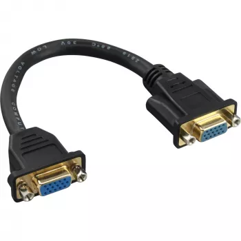 InLine VGA adaptera kabelis 15 kontaktu VGA sievišķais / sievišķais 0,2 m