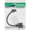 InLine VGA adaptera kabelis 15 kontaktu VGA sievišķais / sievišķais 0,2 m