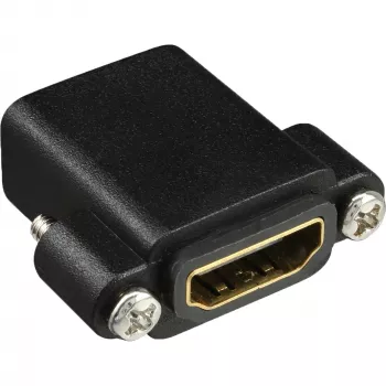 InLine HDMI adapteris, A tipa ligzda / A tipa ligzda, apzeltīts, ar atloku, 4K2K