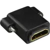 InLine HDMI adapteris, A tipa ligzda / A tipa ligzda, apzeltīts, ar atloku, 4K2K