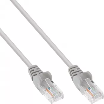 InLine komutācijas kabelis U/UTP Cat.5e AWG26 pelēks 10m