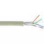 InLine komutācijas kabelis S/FTP PiMF Cat.6A halogēnbrīvs 500MHz pelēks 100m