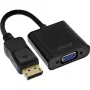 InLine Basic DisplayPort adaptera kabelis, DP vīrišķais / VGA sievišķais melns 0,15 m
