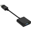 InLine Basic DisplayPort adaptera kabelis, DP vīrišķais / VGA sievišķais melns 0,15 m