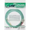 Optiskās šķiedras dupleksais kabelis LC/SC InLine 88641O 50/125µm OM3 1m