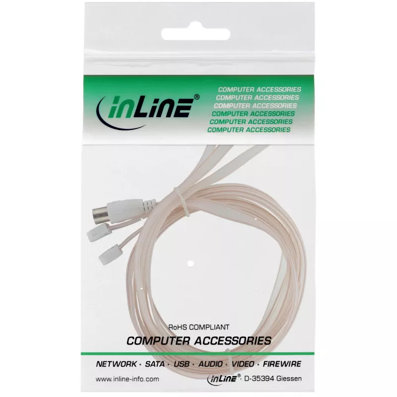 InLine Dipole Antenna for FM IEC coupling 75 Ohms 46230 InLine