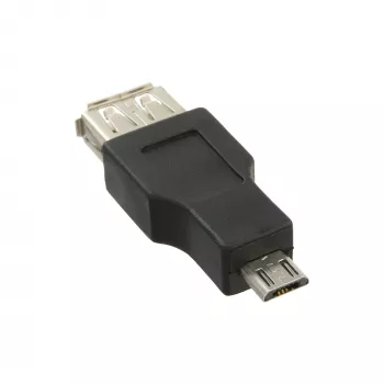 InLine Micro USB Adapter Micro-B spraudnis USB A ligzda 31604