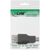 InLine Micro USB Adapter Micro-B spraudnis USB A ligzda 31604