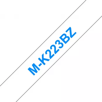 M lentas kasetne Brother MK223BZ zila uz balta 9mm