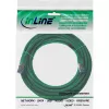 InLine komutācijas kabelis S/FTP PiMF Cat.6A halogen free 500MHz zaļa 15m
