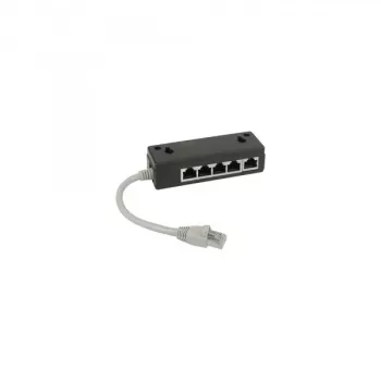 InLine ISDN sadalītājs 5x RJ45 ligzda 15 cm kabelis ar terminējošajiem rezistoriem