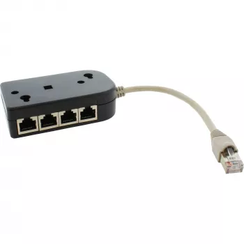 InLine ISDN sadalītājs 1 -> 8, 0,15 m, ar rezistoriem