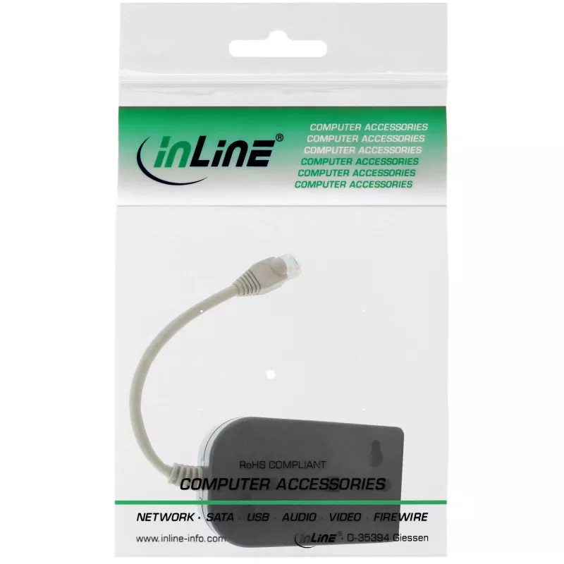 InLine ISDN sadalītājs 1 -> 8, 0,15 m, ar rezistoriem