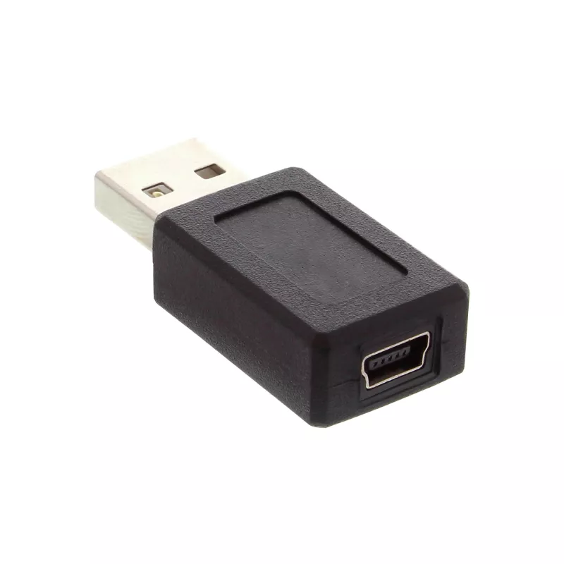 USB 2.0 adapteris A vīr. / mini 5 kontaktu siev. InLine 33500A