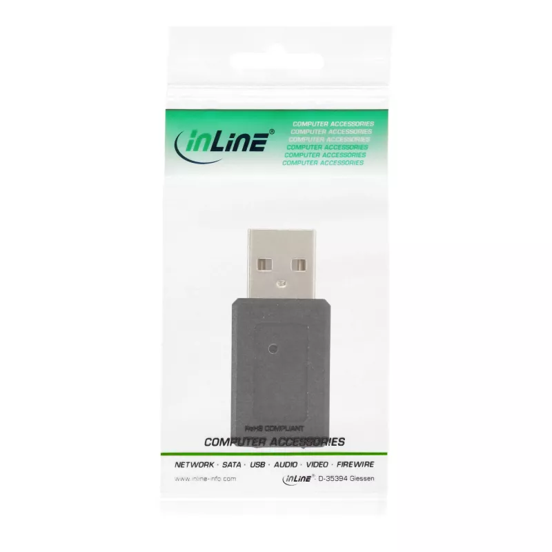 USB 2.0 adapteris A vīr. / mini 5 kontaktu siev. InLine 33500A