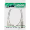 InLine USB 2.0 kabelis ar leņķveida Type A vīrišķo / B vīrišķo, caurspīdīgs, 2 m
