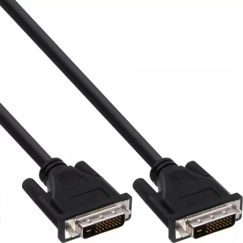 InLine DVI-D kabelis 24+1 vīriešu/vīriešu Dual Link 2 m