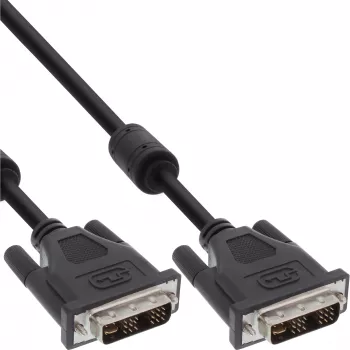 DVI-I kabelis 24+5 M/M Dual Link InLine 17791 1.8m