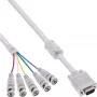 InLine VGA BNC kabelis 5x BNC / HD 15 vīr. 5m