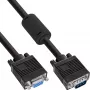 InLine S-VGA pagarinātāja kabelis 15HD spraudnis / ligzda melns 0,3 m