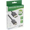 InLine Slim Ultra High Speed HDMI kabelis AM/CM 8K4K zeltīts melns 1m