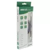 InLine USB 2.0 kabelis, USB-C vīr. / Micro-B vīr., melns/alu, elastīgs, 1,5 m