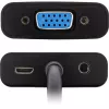 InLine pārveidotāja kabelis HDMI uz VGA ar audio, aktīvais video pārveidotājs, melns