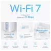Tīkla sistēma TP-Link Deco BE65 Trīsjoslu 2.4 GHz 5 GHz 6 GHz Wi-Fi 7