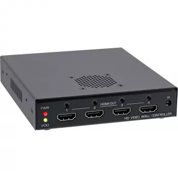 InLine HDMI videokontroles kontrolieris 1 uz 4, Full-HD