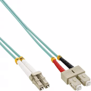 InLine Fiber Optical Duplex kabelis LC/SC 50/125µm OM3 15m