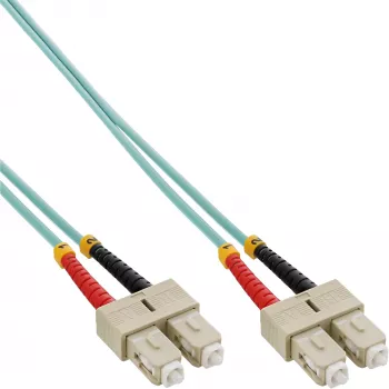 InLine Fiber Optical Duplex kabelis SC/SC 50/125µm OM3 0.5m