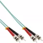 InLine optiskās šķiedras dupleksais kabelis ST/ST 50/125µm OM3 0,5m