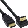 InLine High Speed HDMI kabelis ar Ethernet, leņķveida, 0,3 m