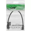 InLine High Speed HDMI kabelis ar Ethernet, leņķveida, 0,3 m